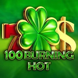 100 Burning Hot slot logo by Amusnet Interactive at Mostbet Casino