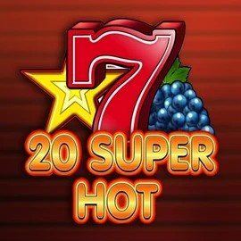 20 Super Hot online game logo by Amusnet Interactive on mostbetkaszino.org