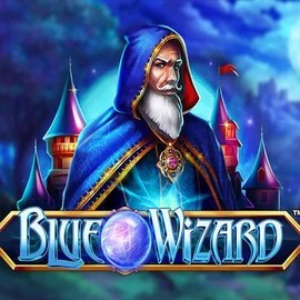 Blue Wizard logo – Slots by Quickspin at Mostbet Casino