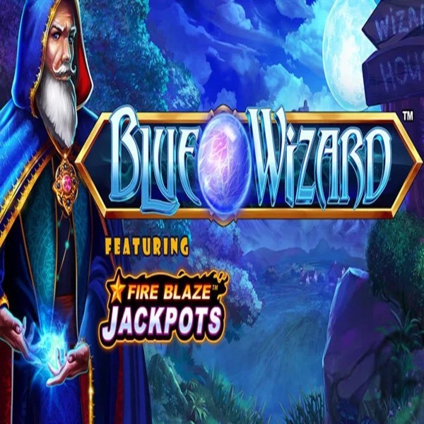 Play the Blue Wizard Fire Blaze Jackpots slot by Rarestone Gaming on Mostbet Casino