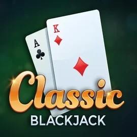 Classic Blackjack logo by Red Tiger Gaming at Mostbet Casino