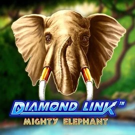 Diamond Link Mighty Elephant slot logo by Novomatic at Mostbet Casino