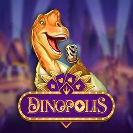 Official Slots logo: Dinopolis by Push Gaming at Mostbet Casino