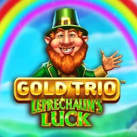 Gold Trio Leprechaun's Luck game by Playtech – logo hosted on Mostbet Casino