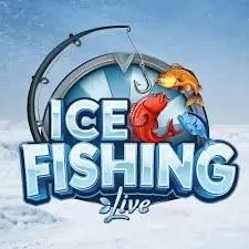 Ice Fishing Live by Evolution, showcased at mostbetkaszino.org – game logo