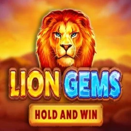 Slots logo of Lion Gems Hold and Win from Playson at Mostbet Casino