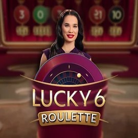 Lucky 6 Roulette online game logo by Pragmatic Play on mostbetkaszino.org