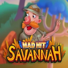 Mad Hit Savannah slot logo by RubyPlay at Mostbet Casino