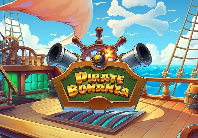 Pirate Bonanza Slot casino game by Backseat Gaming – featured logo at Mostbet Casino