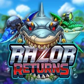Razor Returns by Push Gaming, showcased at mostbetkaszino.org – game logo