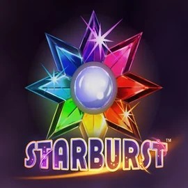 Starburst casino game by NetEnt – featured logo at Mostbet Casino