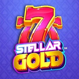 Official Slots logo: Stellar Gold by Snowborn Games at Mostbet Casino