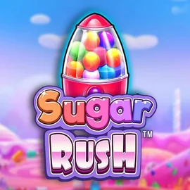 Sugar Rush by Pragmatic Play, showcased at mostbetkaszino.org – game logo