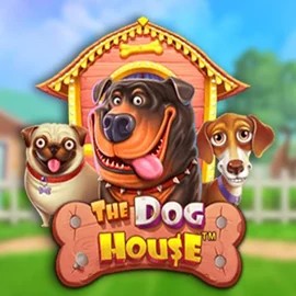 The Dog House slot logo by Pragmatic Play at Mostbet Casino