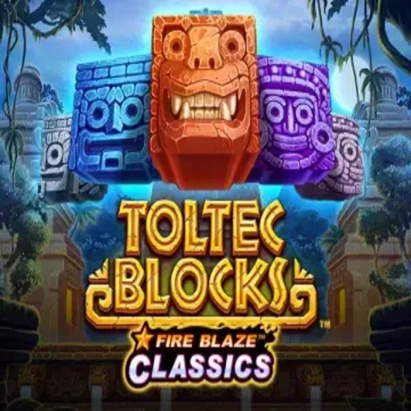 Fire Blaze: Toltec Blocks logo by Rarestone Gaming Mostbet Casino