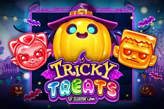 Official Slots logo: Tricky Treats by Push Gaming at Mostbet Casino