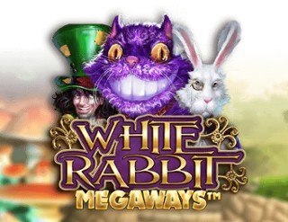 White Rabbit slot logo by Big Time Gaming at Mostbet Casino
